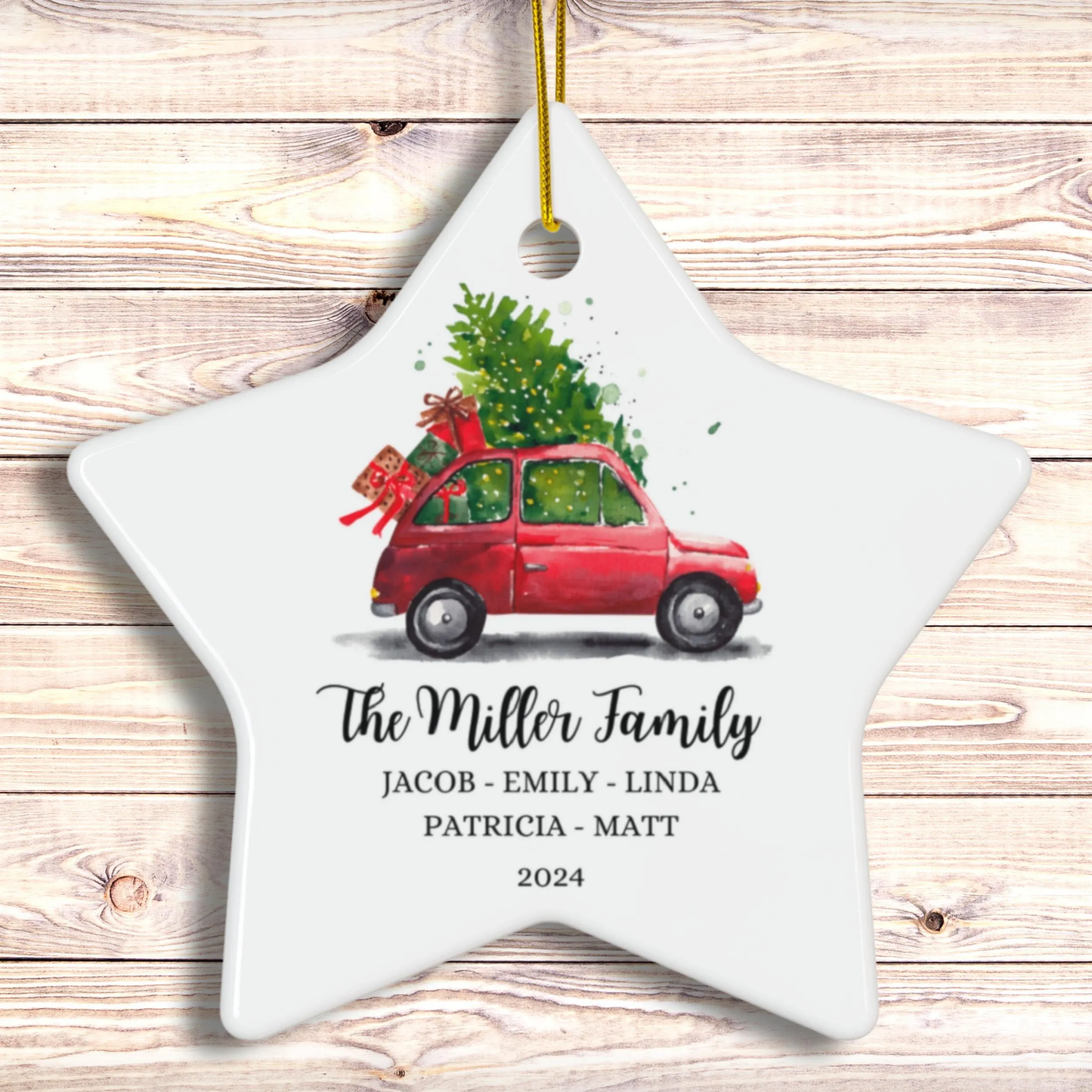 Personalized Family Christmas Ornament, Custom Family Keepsake, Family Christmas Gift, Family Ornament, Family Christmas Keepsake